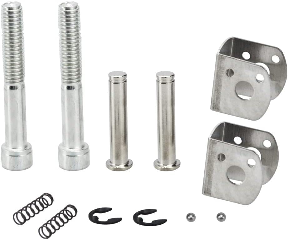 WOWTK Passenger footpeg support pin clip ball spring for Harley Softail Models 2018-2025