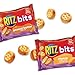 RITZ Bits Cheese and RITZ Bits Peanut Butter Sandwich Crackers Variety Pack, Lunch Snacks, 20 Snack Packs