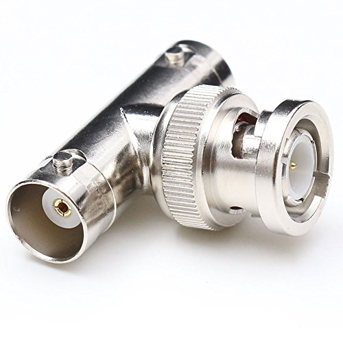 Triple repartiteur BNC en T pour doubler un signal coaxial sans coupure