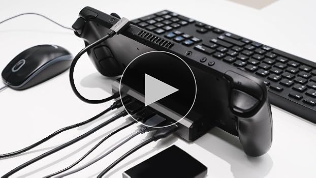 JSAUX 6-in-1 Docking Station for Steam Deck with 4K HDMI