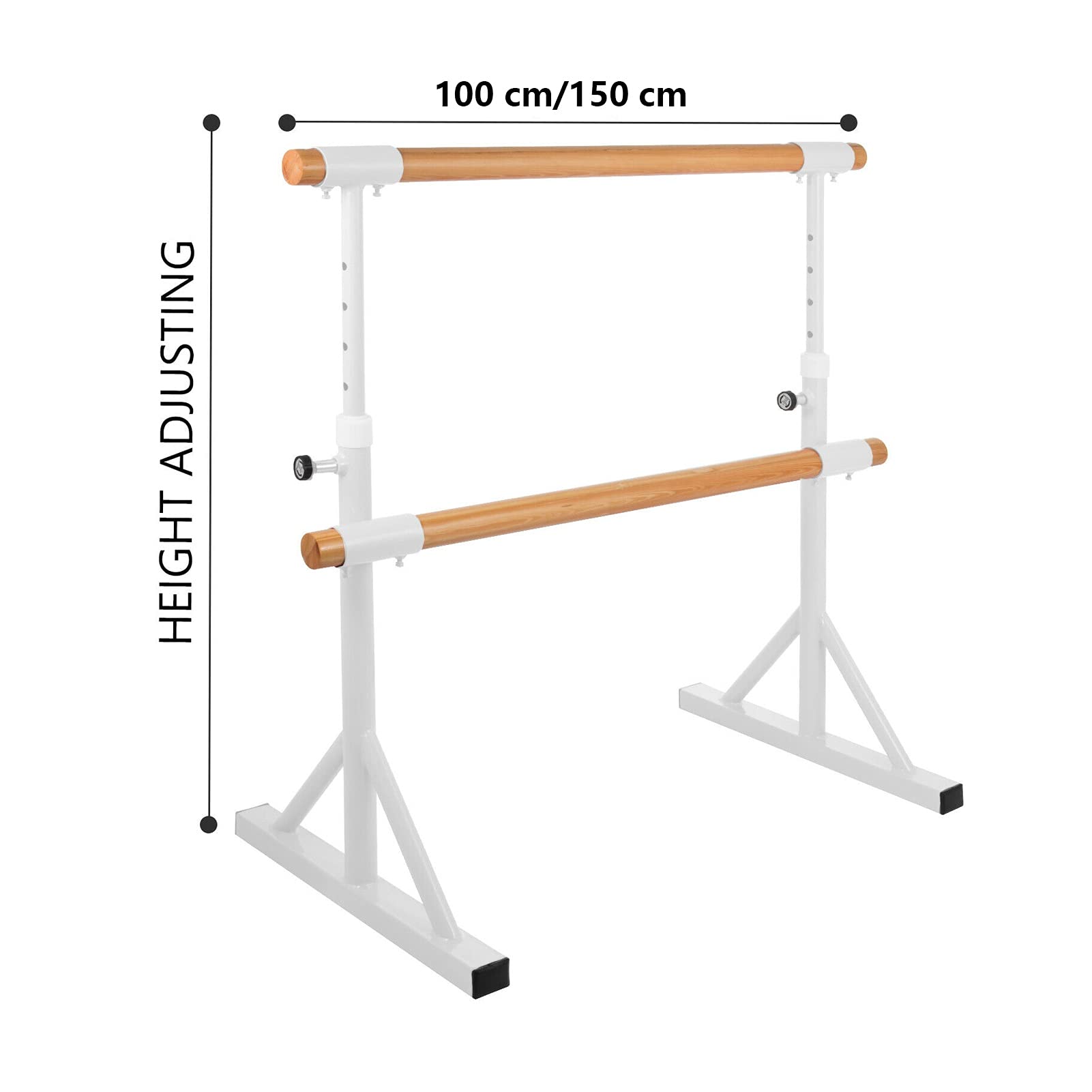 Ballet Barre Portable, Lightweight Adjustable Ballet Bar, Freestanding Barre Equipment Perfect for Adults Children Exercise Balance Flexibility
