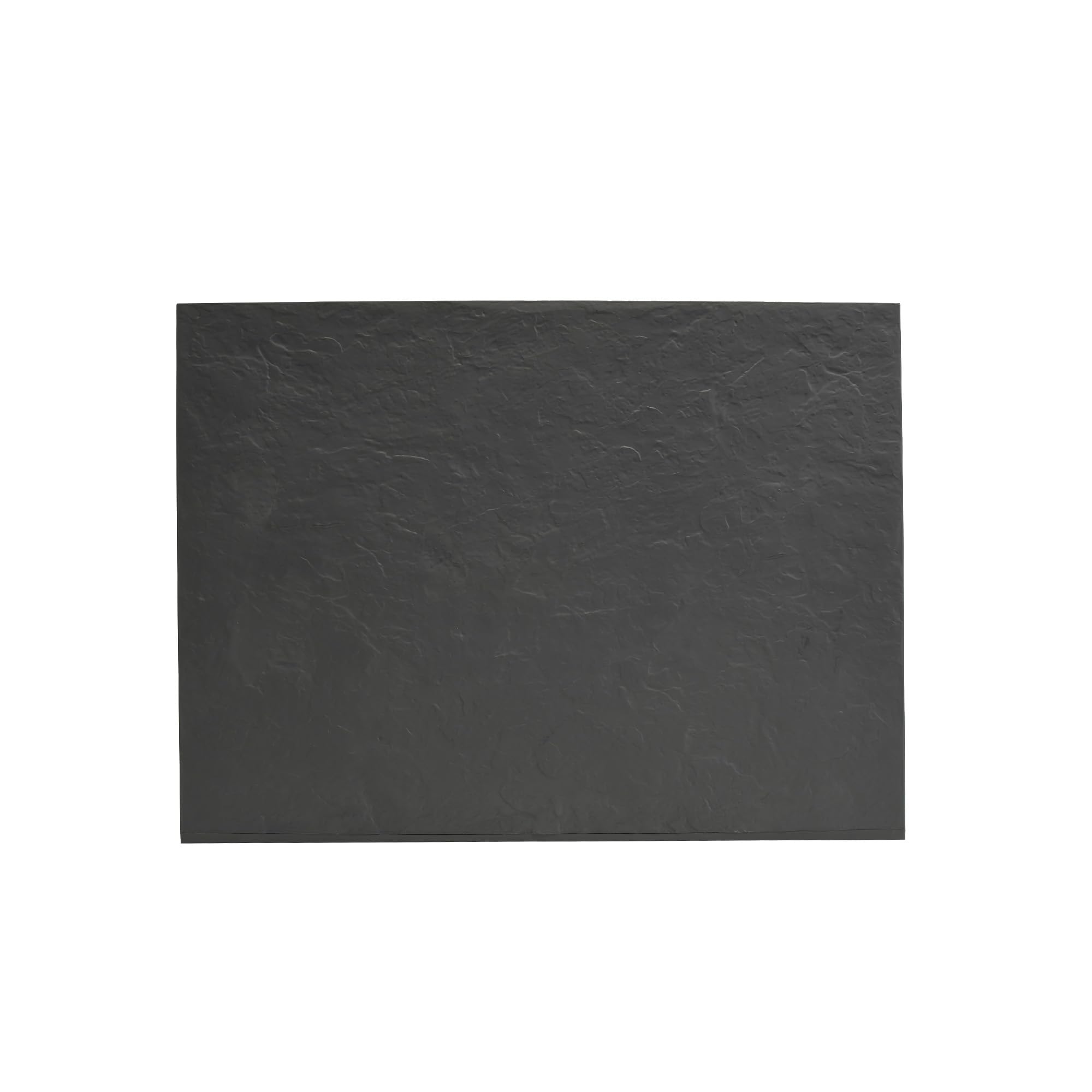 EDA - Loft a parete bassa L Volcania 46 L - Decorazione finta pietra - Doppia parete - Zona di ritenzione idrica - 78,5 x 29,5 x 60 cm - Grigio antracite