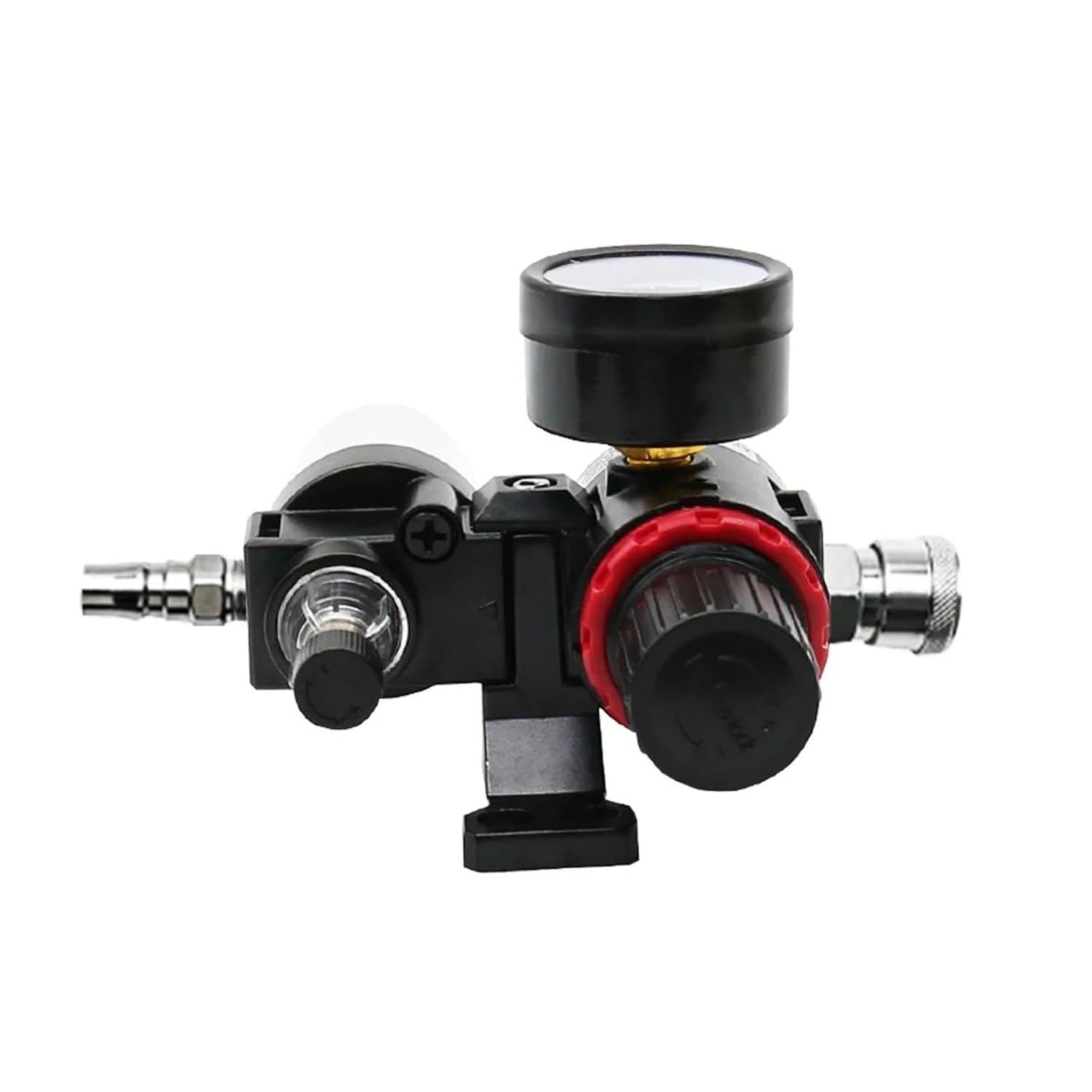 AFC2000 AFR2000+AL2000 G1/4 air Compressor Oil-Water Separator air Filter Pressure reducing Valve Regulator(AFC-SM+PM20)