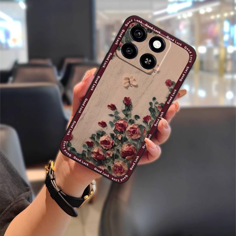 Phone Case Compatible with ZTE Blade A35/A55, Anti-knock Phone Pouch Dirt-resistant Soft case Cute TPU Anti-dust Back Cover Silicone Cartoon