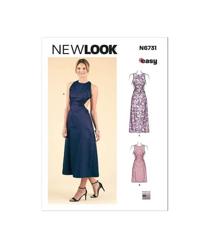 New Look Women's Sewing Pattern 6731, Dresses For 6-8-10-12-14-16-18 - Easy - 6-8-10-12-14-16-18