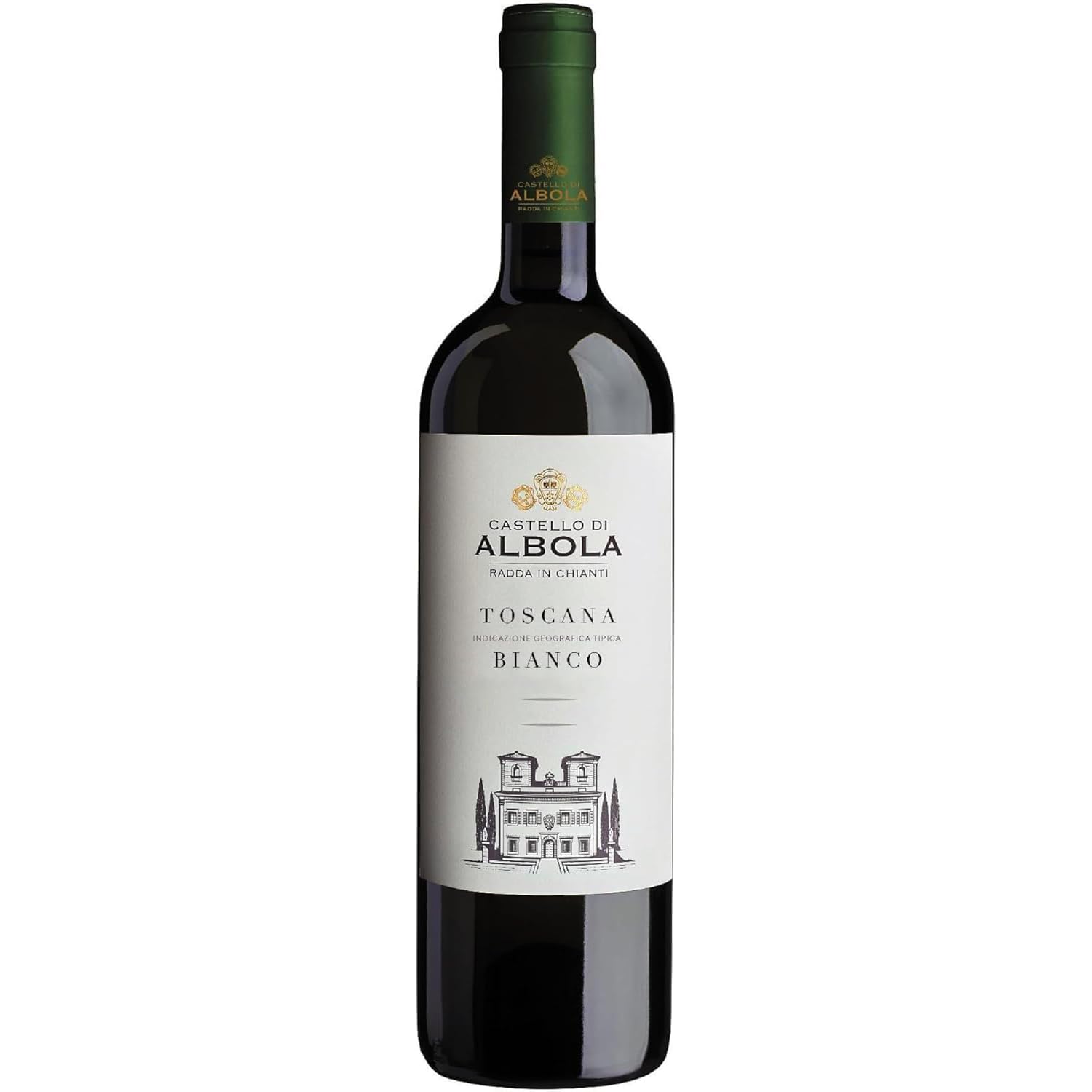 Castello di Albola Toscano Bianco IGT - Still White Wine from Tuscany, Italy - Blend of Chardonnay & Trebbiano Grapes - 75cl / 750ml, 12.5% ABV