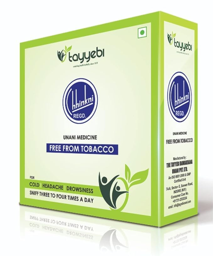 Tayyebi Chhinkni Snuff Powder Unani Medicine for Cold, Headache and Drowsiness (2gm) (Pack of 6)-image-5
