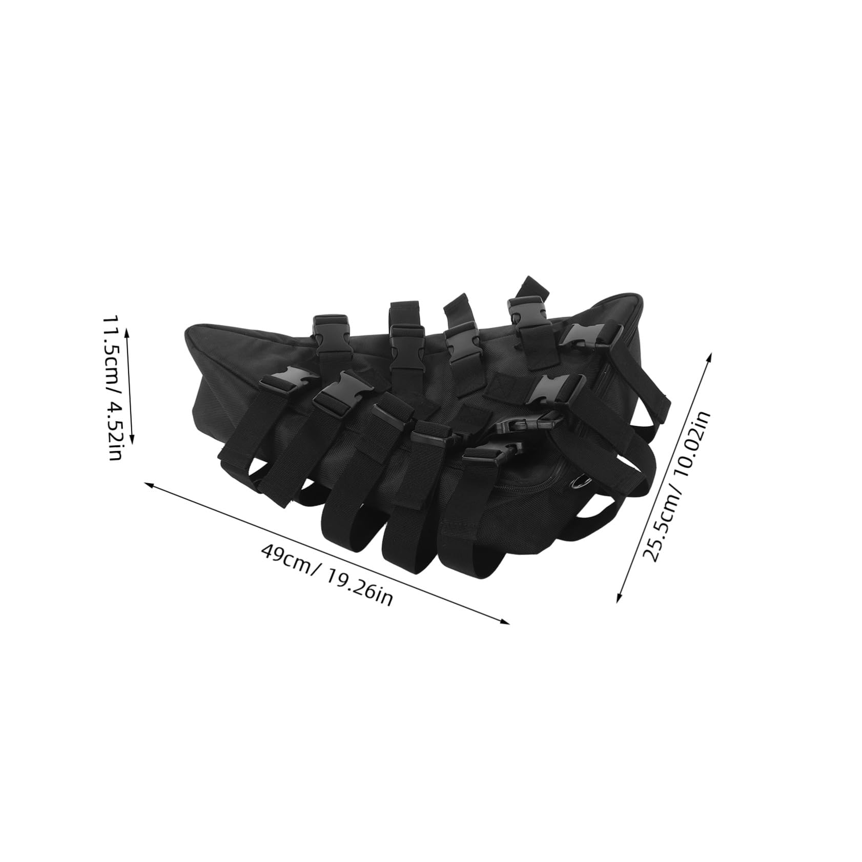 UPKOCH Bolsa Triangular Pequeña y Resistente para Bicicleta de y Carretera de Tela Oxford, Adecuado para Viajes y Almacenamiento Seguro