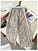 Floerns Girl's Y2k Cheetah Wide Leg Pants Elastic Waist Bow Leopard Baggy Trousers Beige Multi 8Y