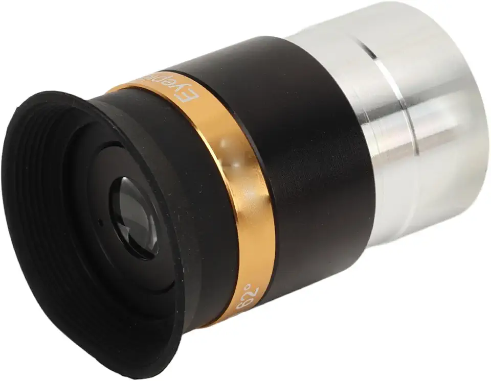 Ocular asférica de ângulo amplo de 62 graus, ocular de telescópio de 4 mm de comprimento com protetor ocular macio para observação planetária lunar e céu profundo