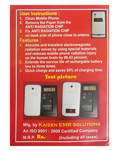 Image of Kaizen Anti Radiation Chip for Smartphones /Tablets /Laptops (Black)