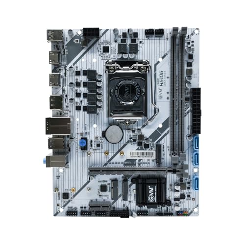 Image of EVM H510 DDR4 Motherboard | LGA1200 Socket | Intel 10th /11th Gen Support | DDR4 3200MHz | M.2 NVMe | SATA | USB 3.0 | Gigabit LAN | WiFi Ready | Micro ATX | 3 Year Warranty (EVMH510G)