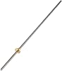 Screw Rod, T8 8mm Trapezoidal Stainless Steel Threaded Rod Lead Screw & Brass Nut for 3D Printer, Corrosion resistance, high temperature resistance(150mm)