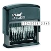 Trodat Printy 48313 Numerals, 13 Characters Font Height, 3.8 mm, Black