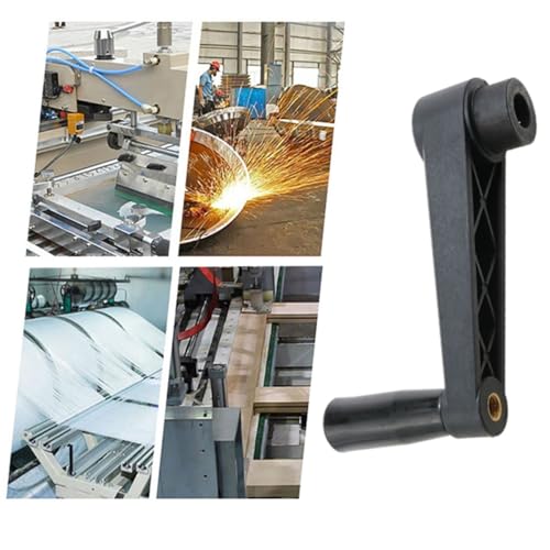 Image of Hole Diameter 12mm Folding Nylon Crank Handle Revolving Handle Tool Handle Handwheel Accessories for Industrial Machine Tools or Other Equipment 1PCS (12 * 100mm)