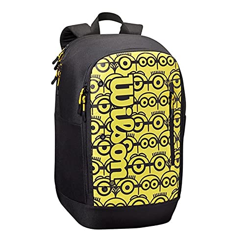 ウィルソン 2021 Wilson×Minions TOUR ツアー ミニオンズ バックパック テニスバッグ WR8013801001-ブラック×イエロー