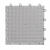 IncStores 5/8 Inch Thick Outdoor Basketball Court Flooring | Build The Ultimate Space for Basketball, Tennis, and More with Weatherproof Plastic Floor Tiles | Graphite, 40 Tiles