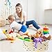 Esme L&H Small Woven Rope Storage Baskets for Organizing, Set of 3 Small Decorative Basket Organizer for Storage, Cute Rainbow Storage baskets, bins, Box for Baby nursery,Toys, Shelves, Closet...