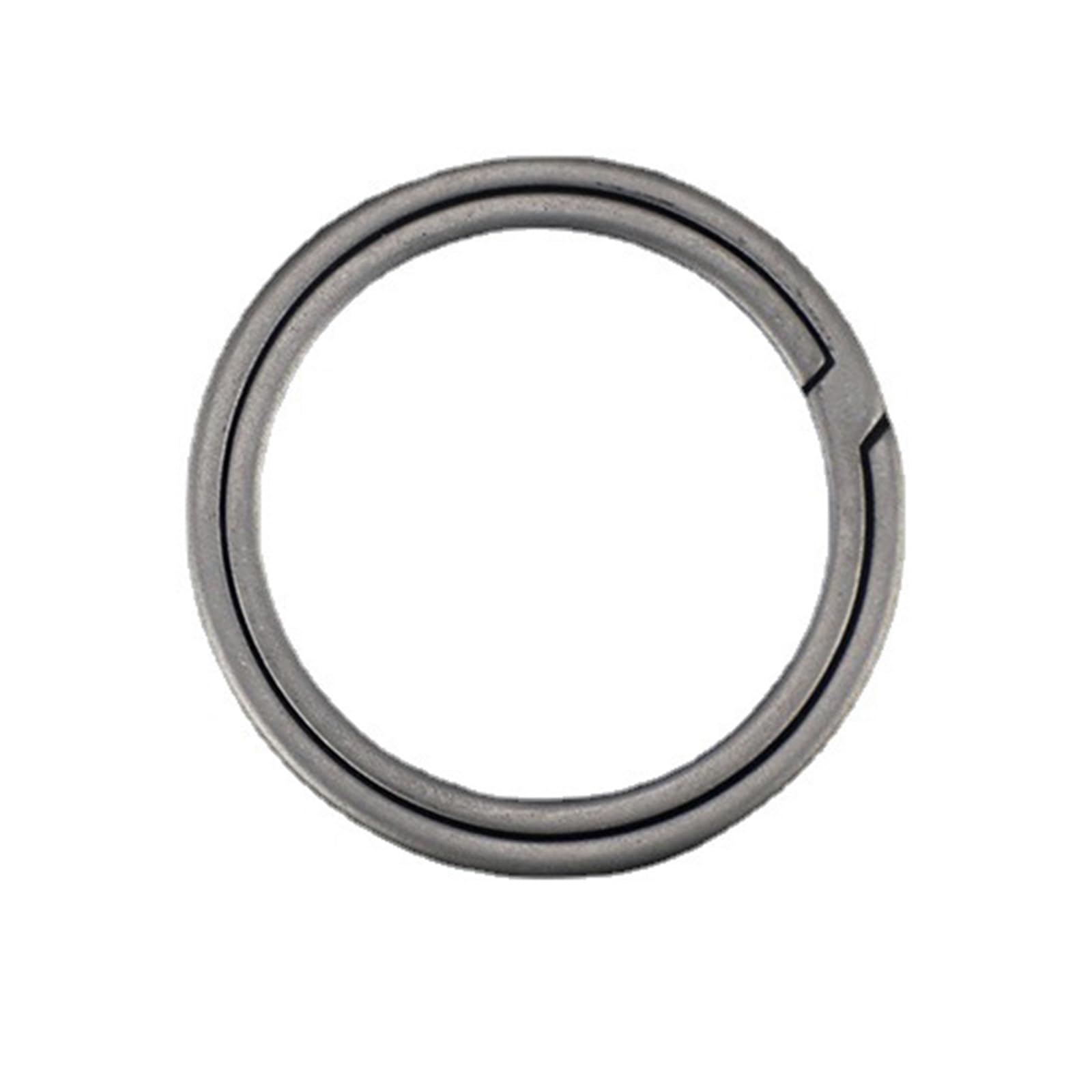 PURPLELILY Lightweight Keychain Buckle Titanium Alloy Split Jump Rings Portable Carabiner Keychains Rings Stylish Key Accessory