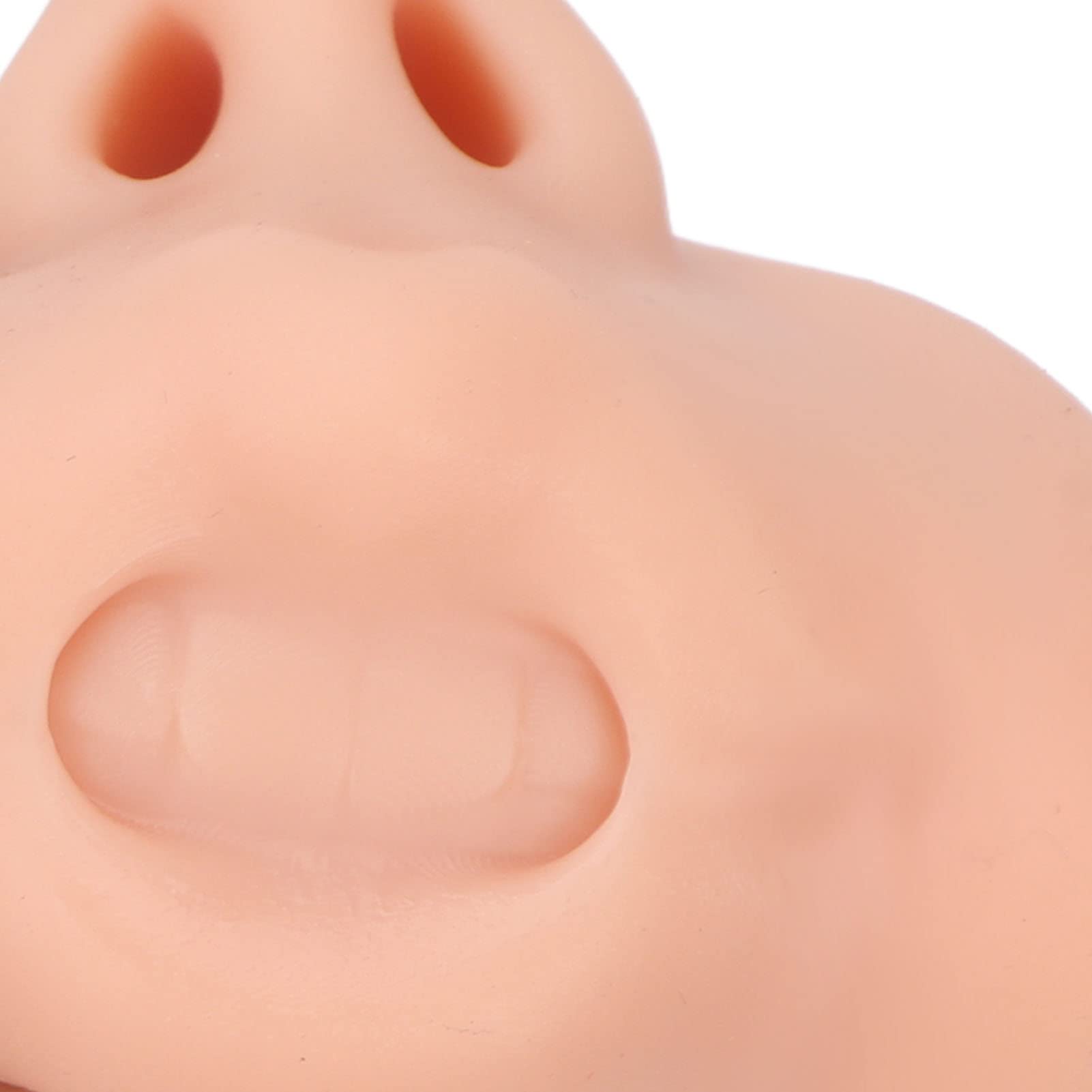 Yinhing Modèle de Bouche de Nez en Silicone, Modèle en Silicone Souple Réutilisable pour Affichage de Goujon de Lèvre de Goujon de Nez D'anneau de Nez, Outil D'enseignement de Pratique de Perçage(#2)