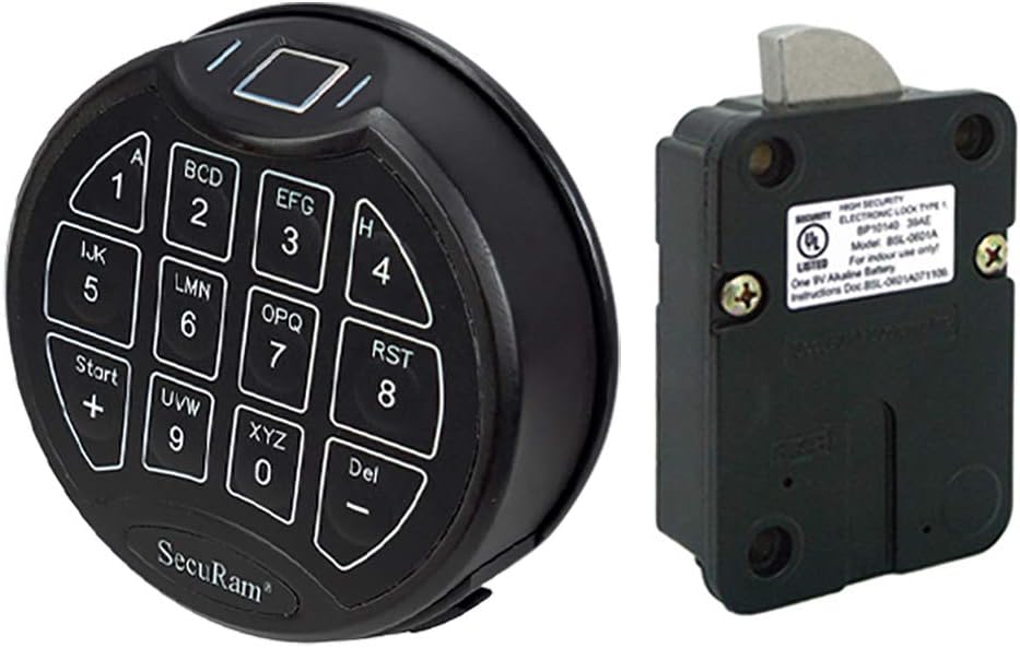 Securam BSL0601 Biometric Safe Lock And Furniture Locks