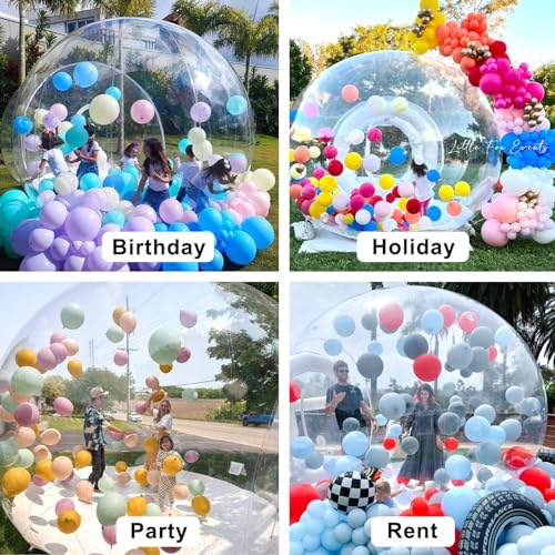 Generic Opblaasbaar Bubble House, Ballon Bubble House Tent Commerciële kwaliteit PVC Clear Bubble House met luchtpomp en blazer, Bubble House Tent voor kinderen verjaardagsfeestje - Afbeelding 5