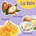 AZEN 24 Pack Lip Balm Bulk, Moisturizing Lip Balms for dry cracked lips, Valentines Gifts Easter Basket Stuffers - 12 Flavors