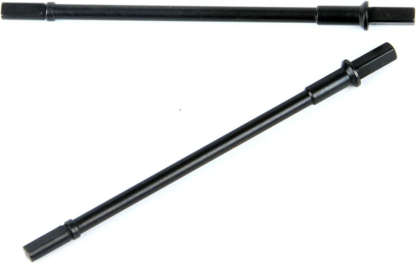 LCX Racing 1/10th RC Crawler Car Hard Steel Rear Axle Drive Shaft Dogbone Straight Shaft for RC Car Axial Capra Unlimited Trail Buggy UTB10, Upgrades Parts Accessories