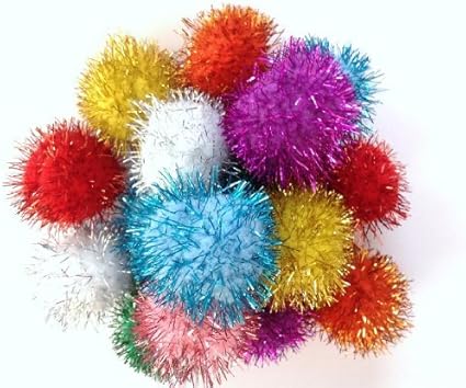 tinsel cat balls