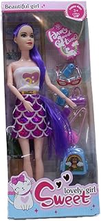 عروسة اكسسوار - فستان موف - 50393 - HS3-253