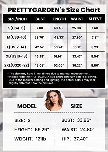 Prettygarden Women's Floral Boho Dress Casual Short Sleeve V Neck Ruffle Tiered 2023 Summer Swing Maxi Dresses(Brick Red,Large) #TOP5