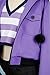 Ya-cos Fate/Grand Order FGO Apocrypha FA Rider Astolfo Cosplay Costume Casual Suit Coat,Purple,Female Medium
