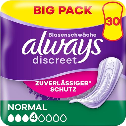 Always Discreet Inkontinenzeinlagen Normal, 30 Stück