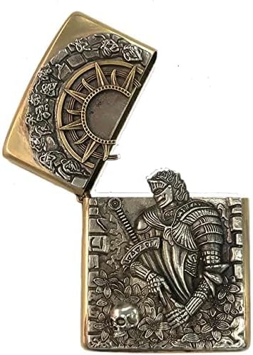 Miniatura 2 de Estuche para encendedor de latón hecho a mano, regalo para hombres, bolsas más ligeras, funda protectora de almacenamiento para padre, novio,