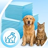 Retoo Trainingspads für Hunde & Welpen 40x60 cm, 100 Stück PIPI Matten Einweg – 6-lagig, Auslaufsicher & Saugfähig, Schnell Trocknende Oberfläche – Ideal für Inkontinenz & Stubenreinheit
