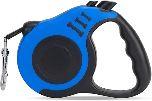 Miniatura 1 de VibingVault - Correa retráctil de alta calidad para perro, correas de control de un solo toque con longitud ajustable y hebilla giratoria de 360,