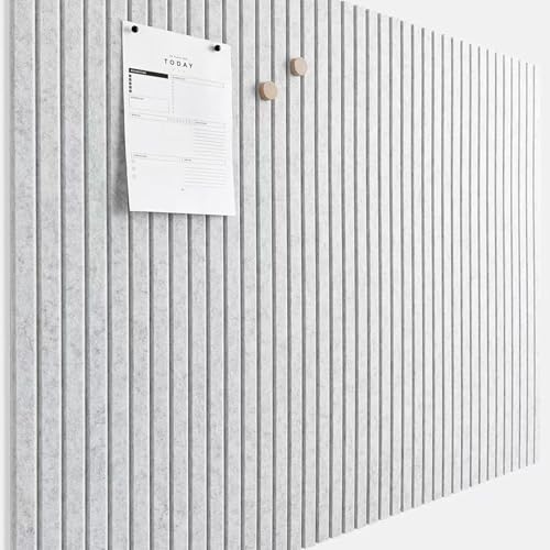 Panneau en feutre auto-adhésif 120x90 cm pour épingler vos notes sans percer