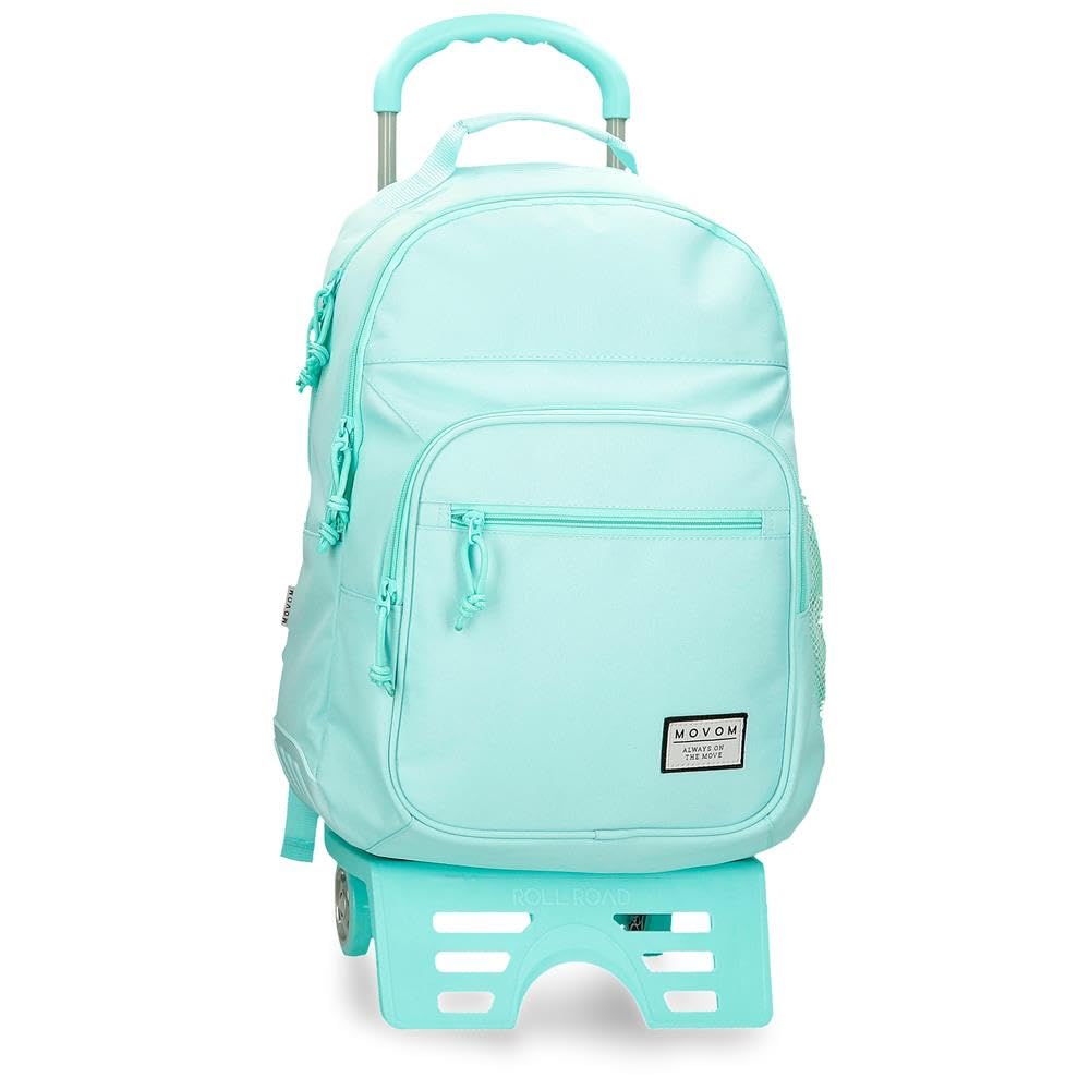 MOVOM Always On The Move, Mochila escolar, mochila colegio, 31,5 cm x 45 cm x 15 cm fabricada en Poliéster, tamaño DIN A4, Bolsillo frontal, Tirantes anchos. De Joumma Bags.