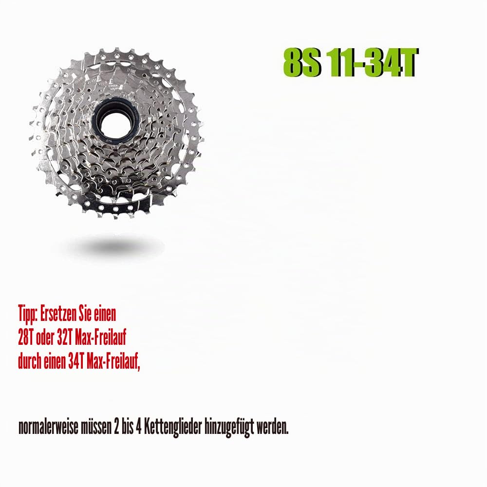 Drift MANIAC 8 Speed Freewheel 11-34 11-32 13-28 13-32 Epoch E-Bike Sprocket 8spd
