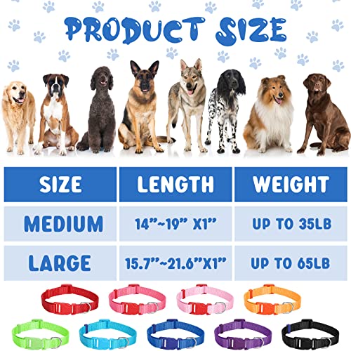 Amylove Collar para Perro Ajustable Nylon 27 Pzas miniatura 2