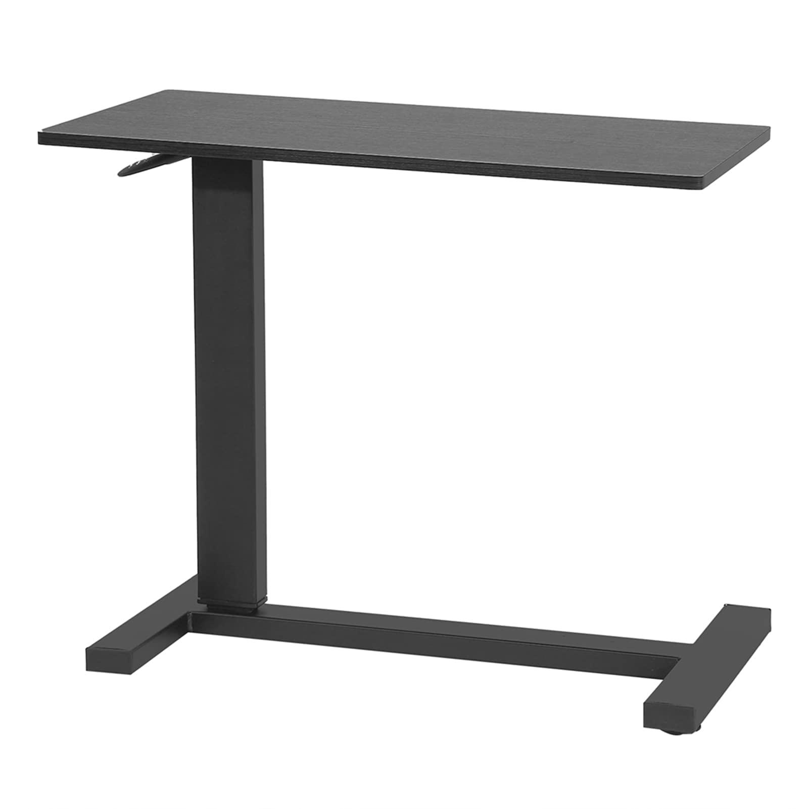 Ejoyous Mesa Auxiliar con Ruedas Ocultos, Mesa para Sofá con Altura Ajustable Base en Forma de C Escritorio para Computadora Portátil Mesa Elevadora para Escribir Dibujar Leer