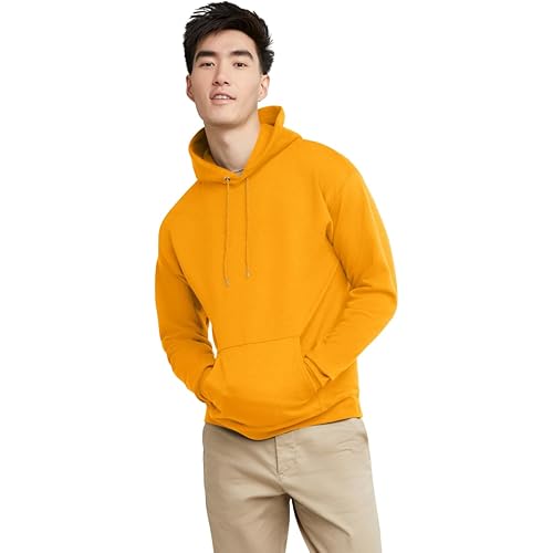 Hanes EcoSmart Hoodie, Midweight Fleece, Pullover Hooded Sweatshirt for Men