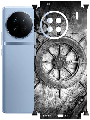 Image of AtOdds - Full Body Back Screen Guard Protector Film - Lamination Wrap Skin Sticker Compatible with VIVO X90 | Scratchproof Matte Finish (Voyage)