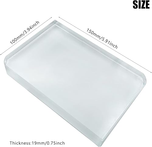 Miniatura 2 de Cristal de sublimación en blanco para marco de fotos personalizado, placa de premio, decoración de mesa de cristal, productos de impresión de