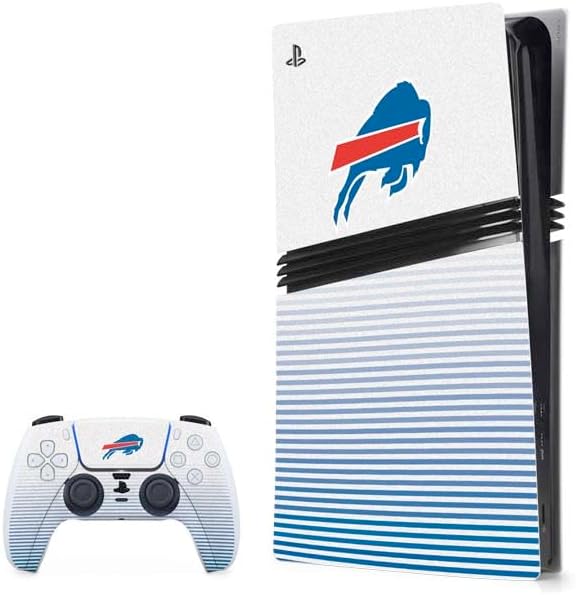 Skinit Decal Gaming Skin Compatible with PS5 Pro Bundle - Officially Licensed NFL Buffalo Bills Blitz Series Design
