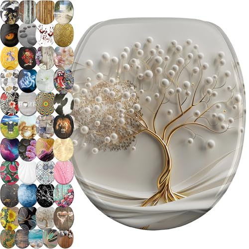 Sanilo WC Sitz mit Absenkautomatik & Schnellverschluss...