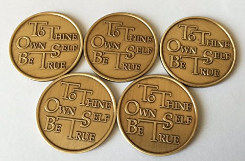 Médaillon en bronze cadeau soutien AA prière de sérénité en lot