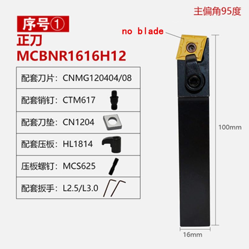 Soporte de herramienta para tornos CNC MCBNR2020K12 miniatura 2