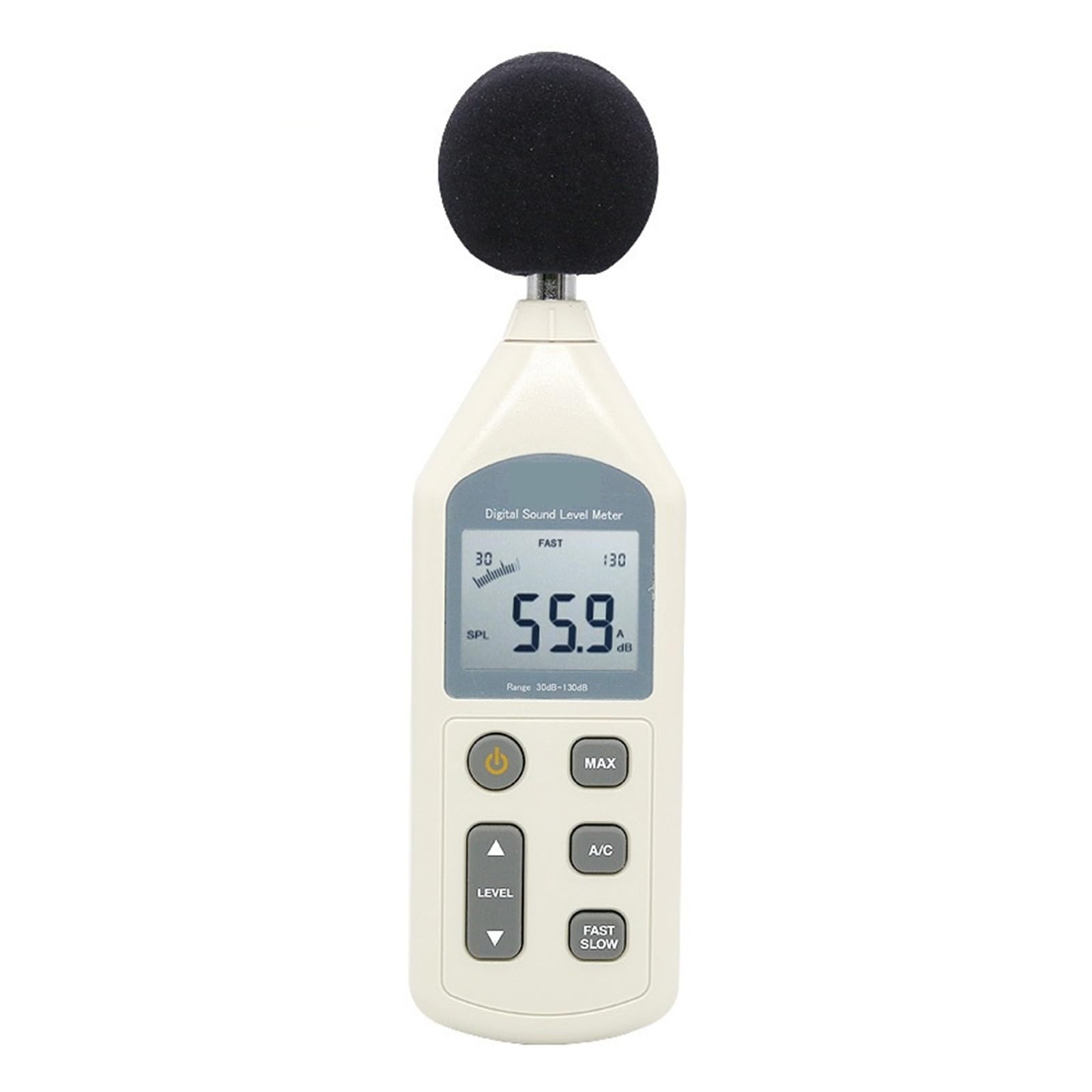 LNHHG 30-130dB LCD Digital Sound Level Noise Measuring Instrument Decibel Monitoring Logger Tester