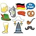Oktoberfest Assorted Designs Photo Fun Signs - 12 Pcs.